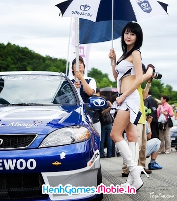 Gái xinh Korea Race Queen Car