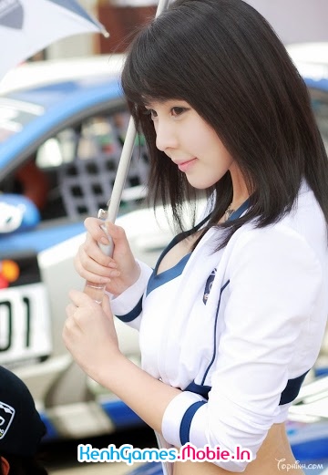 Gái xinh Korea Race Queen Car