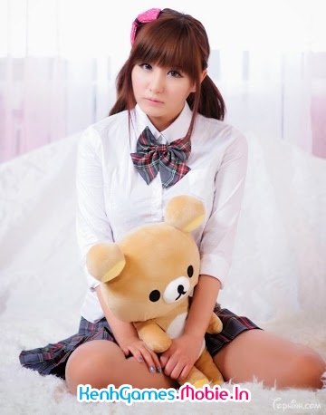 Ngắm gái xinh teen school girl xứ Hàn với váy xinh đẹp